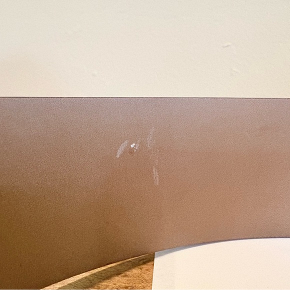 Authentic CHANEL Black Leather Belt with Silver Buckle - Picture 5 of 9